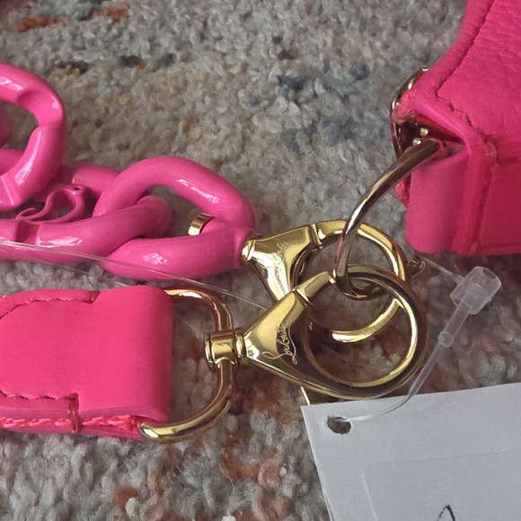 NWT Christian Louboutin Vibrant  Loubila Chain Crossbody Bag! - Picture 12 of 17